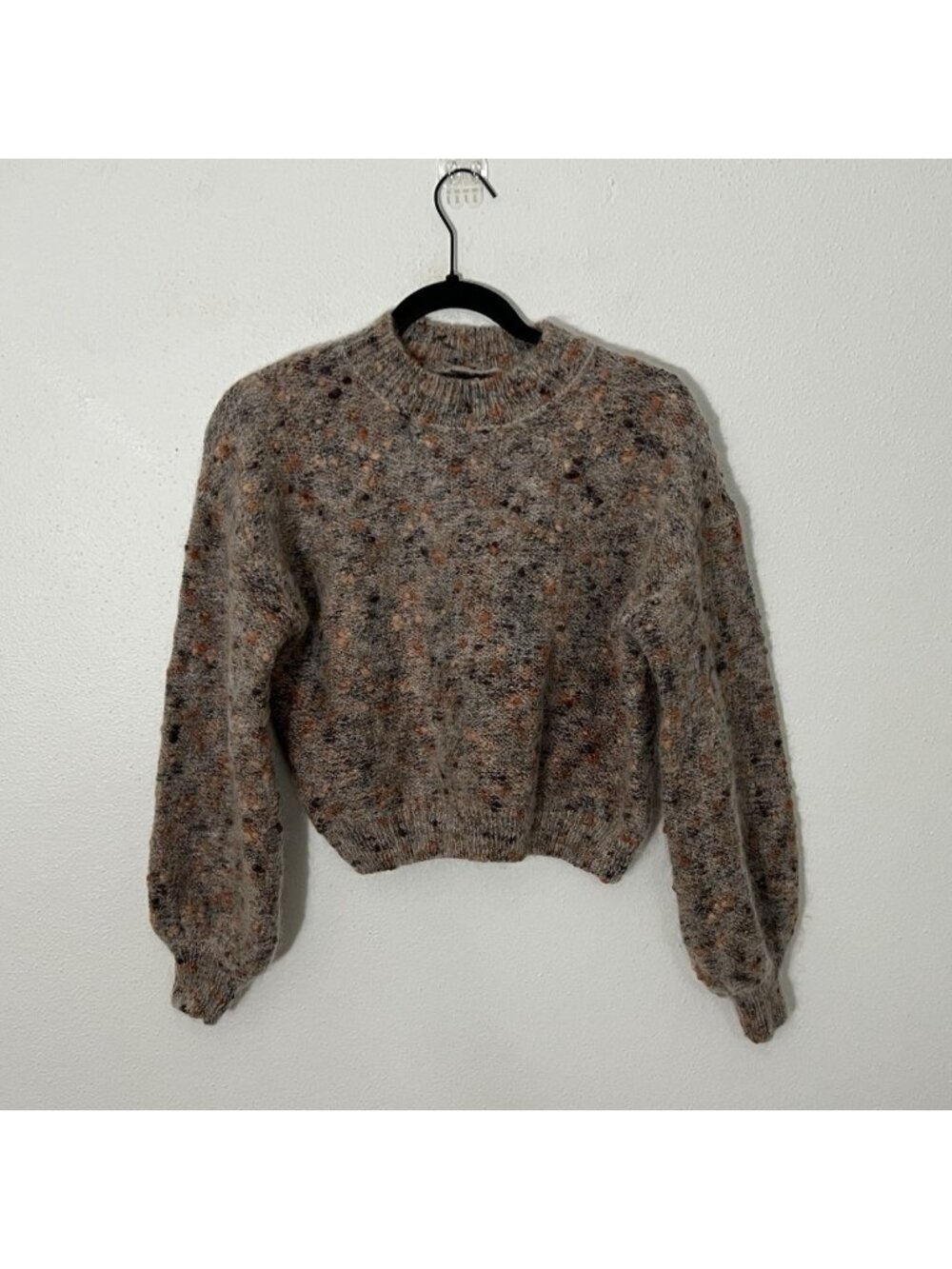 Few Moda Knit Confetti Sweater Wool Blend Size Small Medium